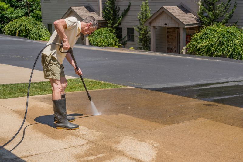 Driveway Concrete Cleaning